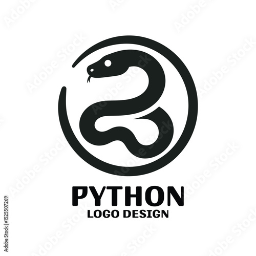 Python Vector Logo Design