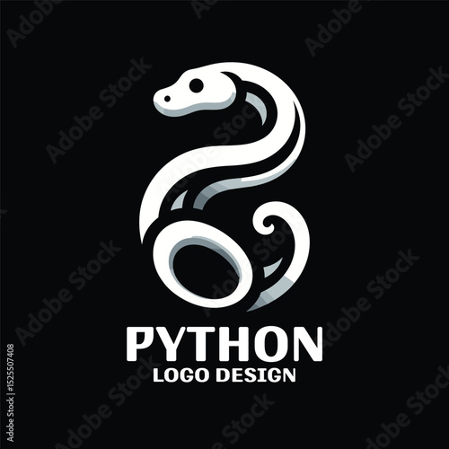 Python Vector Logo Design
