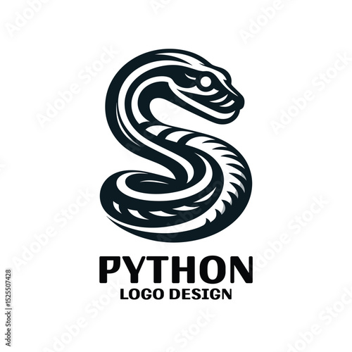 Python Vector Logo Design