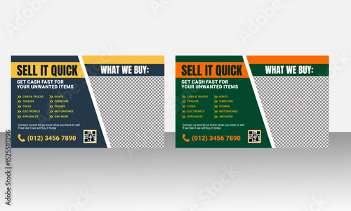 Corporate business banner  template with geometric shapes,   standard size editable vector template design with modern and minimalist style.
