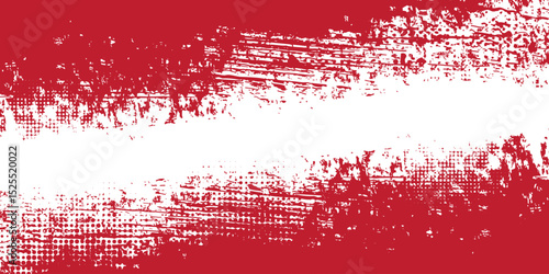 Straight red ink vector lines pack. Bloody color long and round hand-drawn brushstroke text highlights, frames. Asian calligraphy brush stroke set.