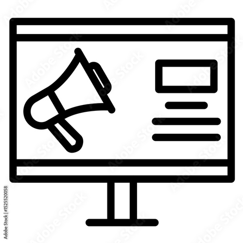 Advertising Vector Icon Style