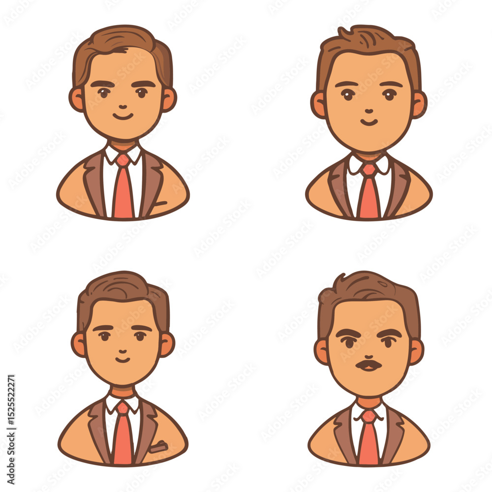 Four Business Profile Avatar Collections for companies and business people Four Business Profile Avatar Collections for companies and business people