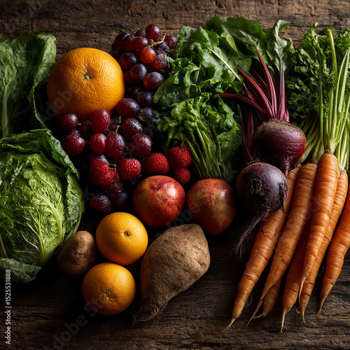 fresh vegetables on the table