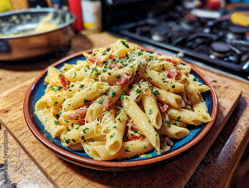 pasta with mushrooms and cheese