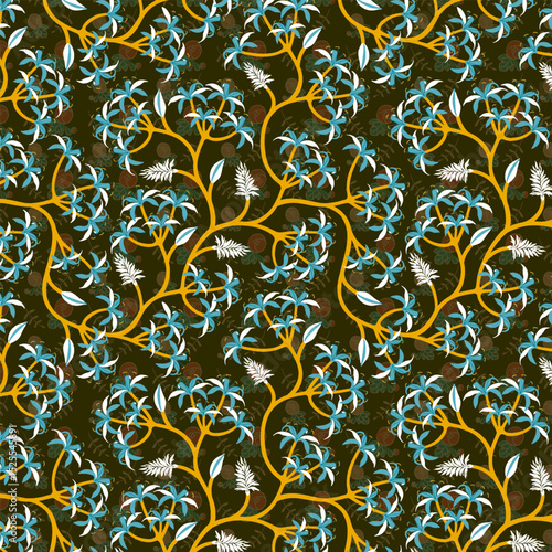 Seamless Pattern with Cute Pastel Colors on Dark Background – Festive Spring Holiday Design for Kids and Seasonal Projects Seamless Abstract Purple and Blue Fluid Pattern Design – Organic Marble Textu