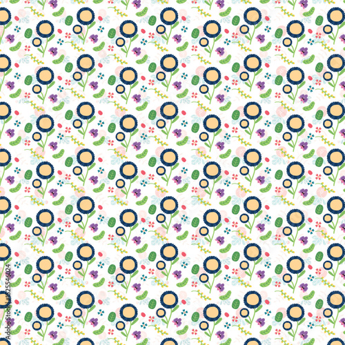 Seamless Pattern with Cute Pastel Colors on Dark Background – Festive Spring Holiday Design for Kids and Seasonal Projects Seamless Abstract Purple and Blue Fluid Pattern Design – Organic Marble Textu