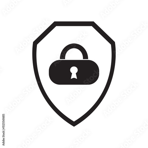 security protection icon illustration design template