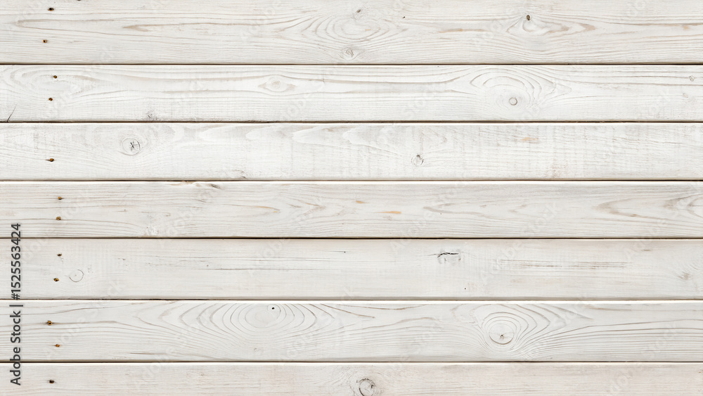 Fototapeta premium White wooden planks create a textured background with rustic charm