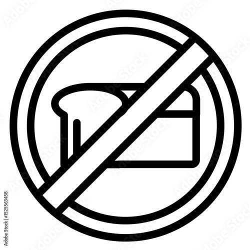 Low Carb Vector Style Icon