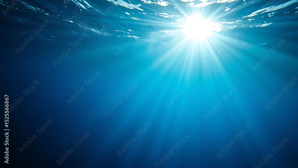 Obraz premium abstract blue background with rays