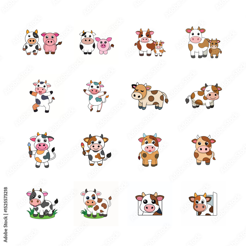 Obraz premium sat cartoon animal 