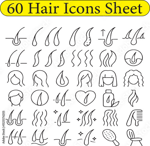 Hair Icons Sheet
