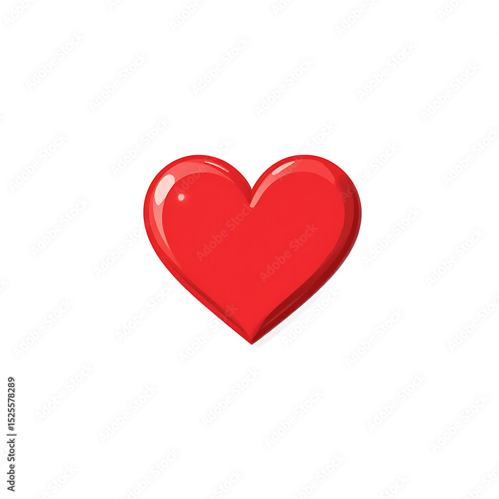 Red heart shape. Symbol for love, and romance. Red heart shape. Symbol for love, and romance.