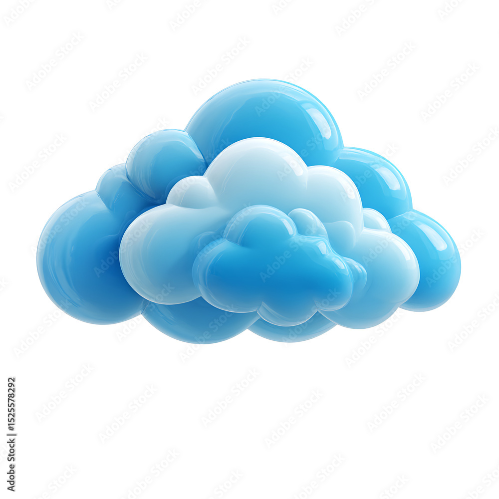 Blue cloud in the sky Blue cloud in the sky