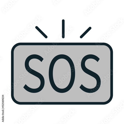 Emergency alert button signaling distress signal