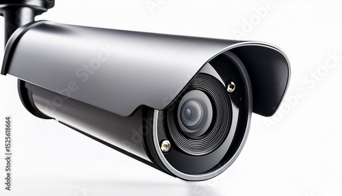 security camera on a white background isolated background