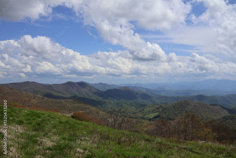 Valley Between Blue Ridge and Smokey Mountains Valley Between Blue Ridge and Smokey Mountains