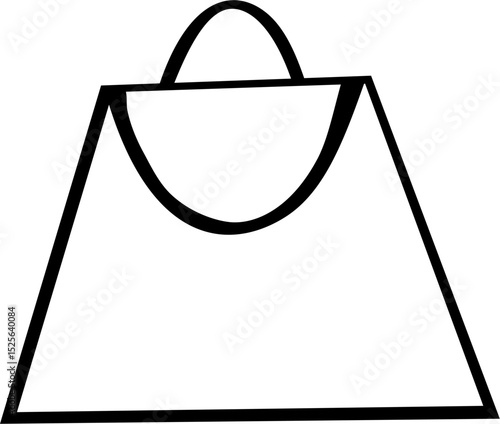  Koszyk na zakupy – ikona w stylu minimalistycznym
