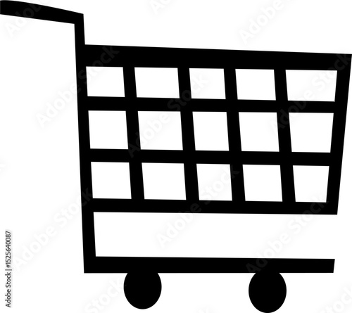  Koszyk na zakupy – ikona w stylu minimalistycznym