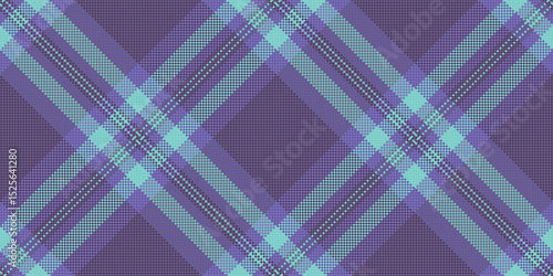 Vibrant purple and teal plaid pattern.  Perfect for textile design, fashion, website backgrounds, or any project needing a stylish, geometric texture.