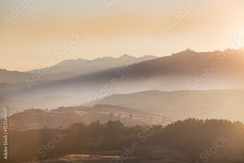 Wallpaper Mural Mountains on sunset Torontodigital.ca