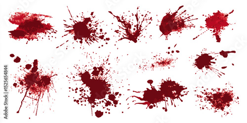 ink blots and splats. detailed ink splats Hyperrealistic Highly Detailed Isolated On Transparent Background