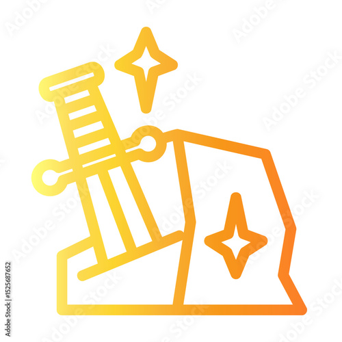 legend Line Gradient Icon