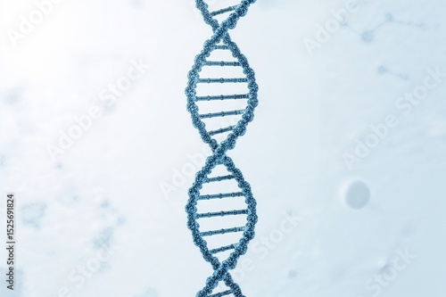 Stylish dna helix illustration on gradient background