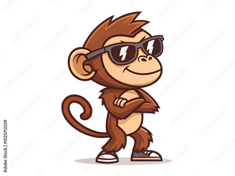 Obraz premium cartoon, animal, illustration, vector, character, funny, dog, bear, drawing, toy, smile, mammal, jungle, fun, brown
