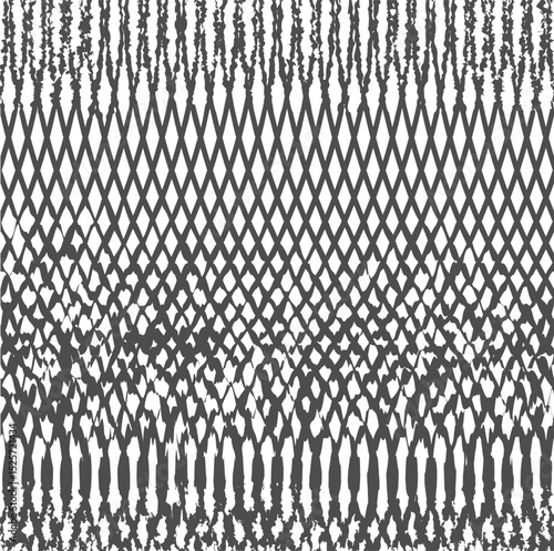 A mesh texture with distortion or noise in different places.
