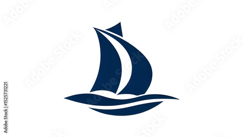vector illustration of a ship