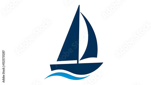 vector illustration of a ship