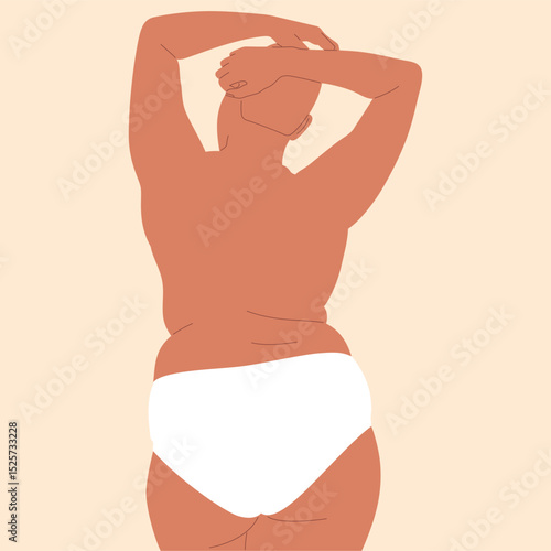 woman measuring her waist
