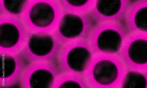 Abstract background with the circle graphic of nero light glow