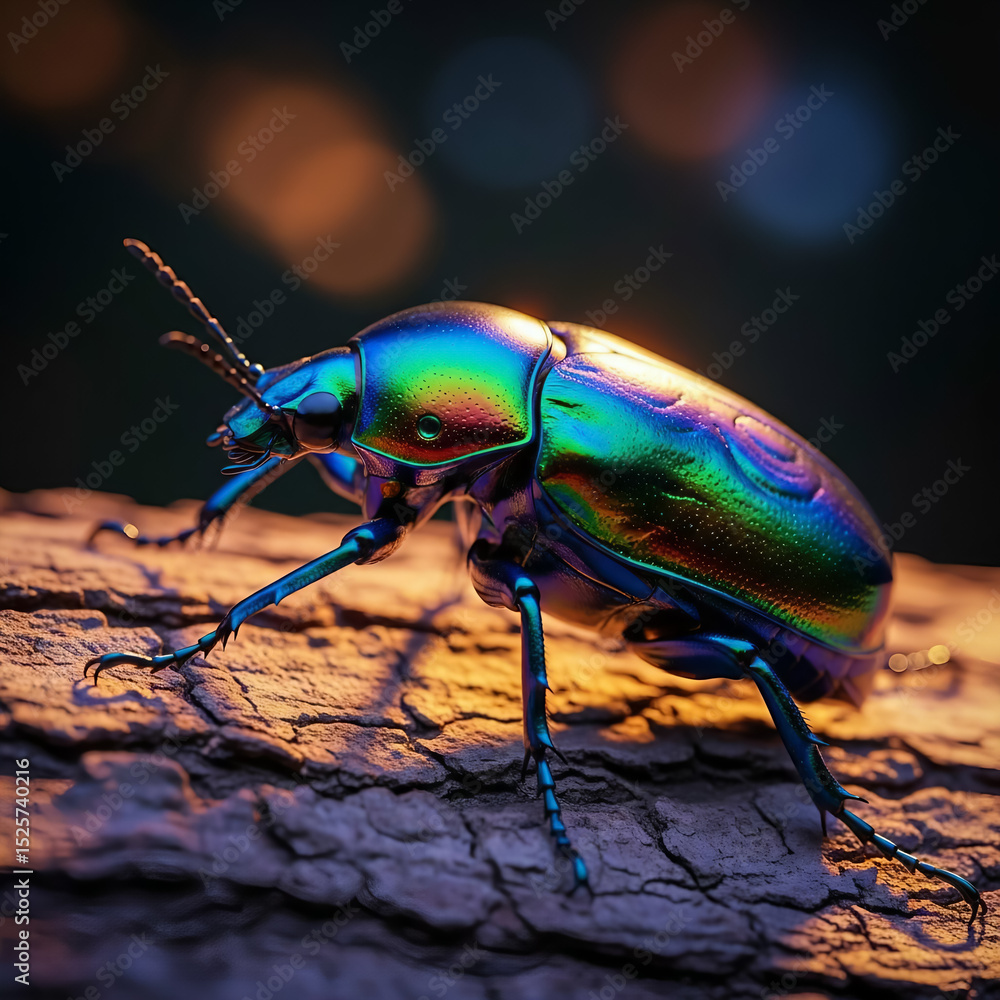 Fototapeta premium Beetle Iridescent Insect