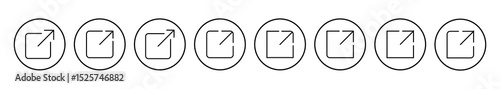 External link icon vector. link icon vector. hyperlink symbol