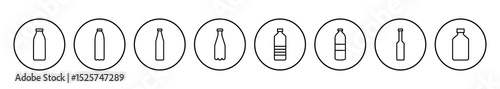 Bottle icon vector. bottle vector icon