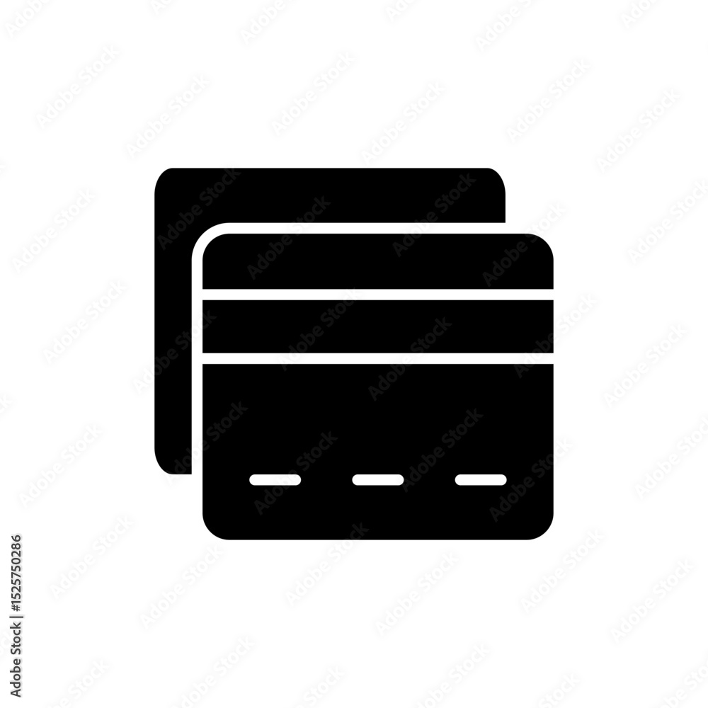 Credit card icon symbol for apps and websites. Credit card payment sign and symbol Credit card icon symbol for apps and websites. Credit card payment sign and symbol