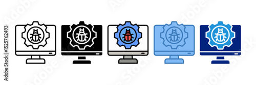 Debugging Icon Element For Design