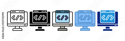 Code Icon Element For Design