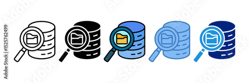 Database Icon Element For Design