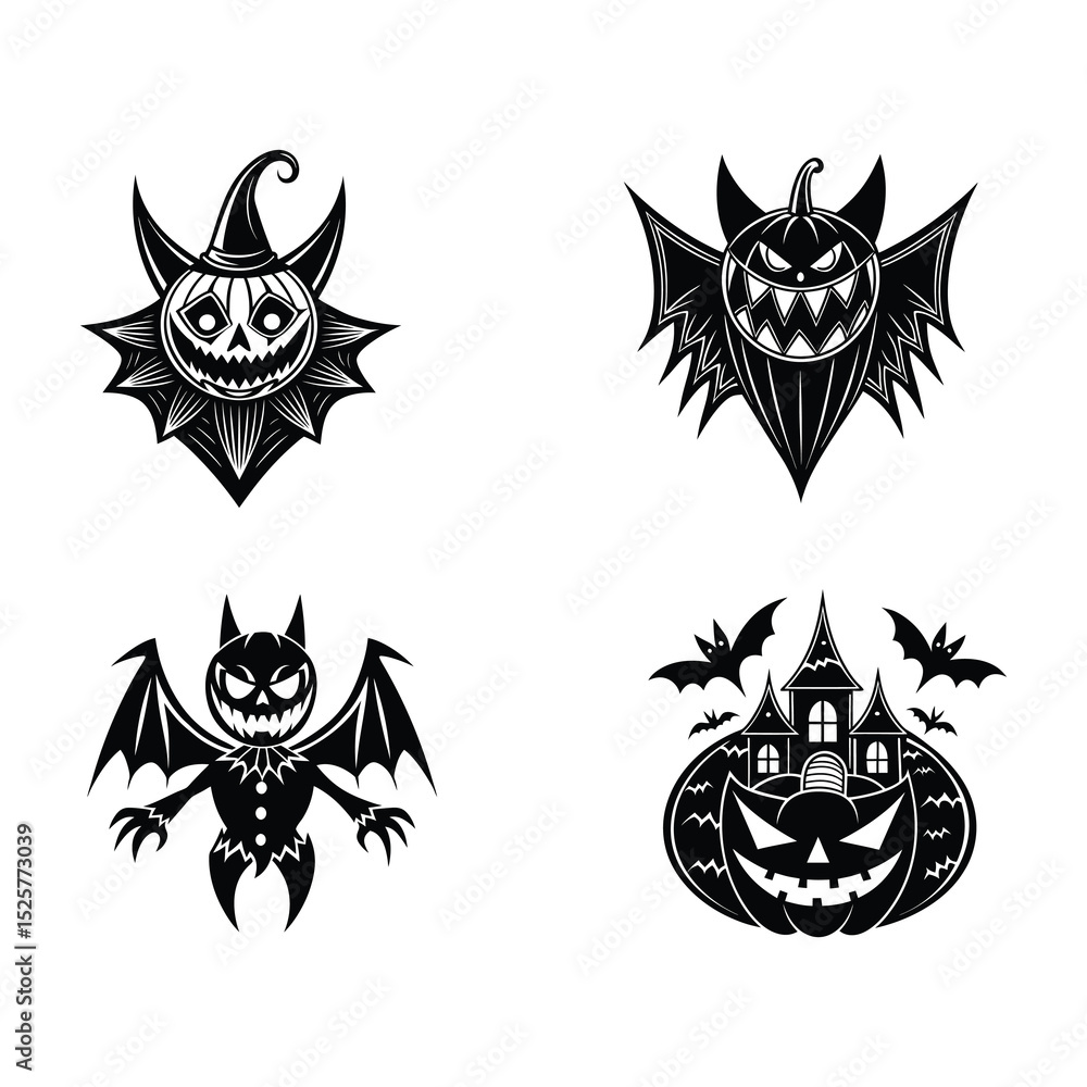 Obraz premium halloween Decorations svg
