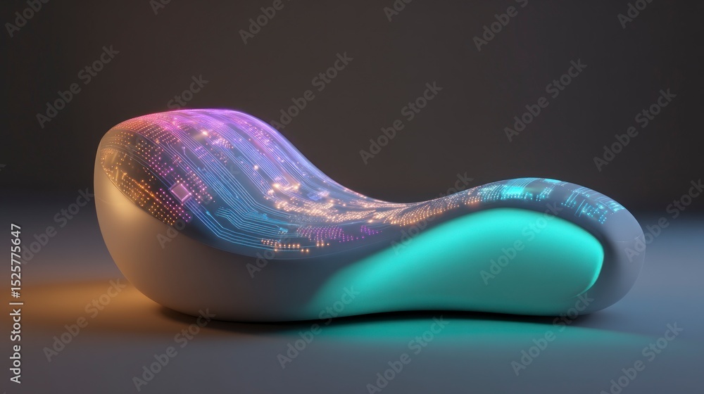 Futuristic abstract couch design Futuristic abstract couch design