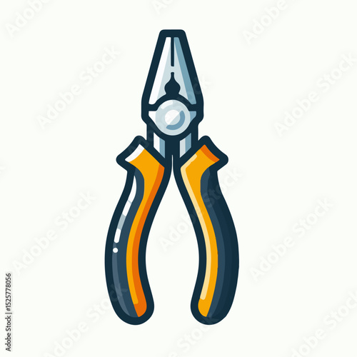 pliers vector illustration