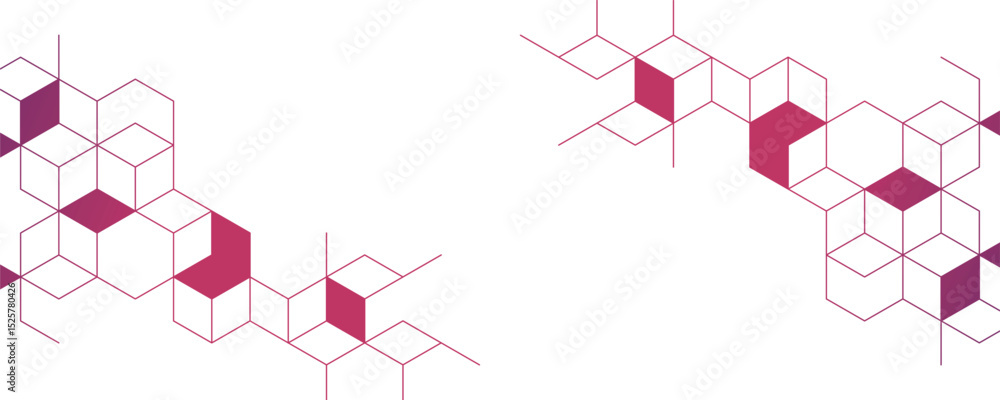 Graphic design element and abstract geometric background.	