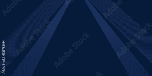 Premium background design with diagonal dark blue line pattern. Vector horizontal template for digital lux business banner, formal invitation, luxury voucher