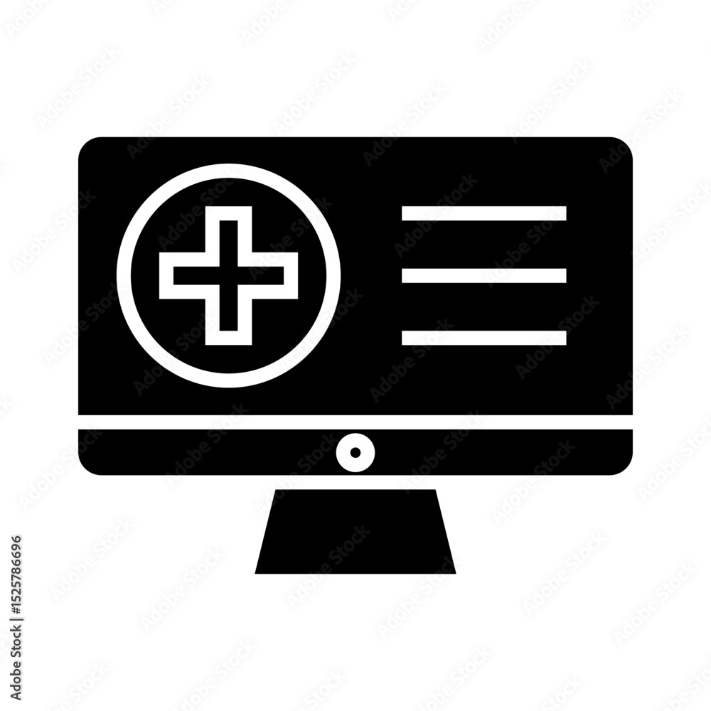 Fototapeta premium Health Records icon Design