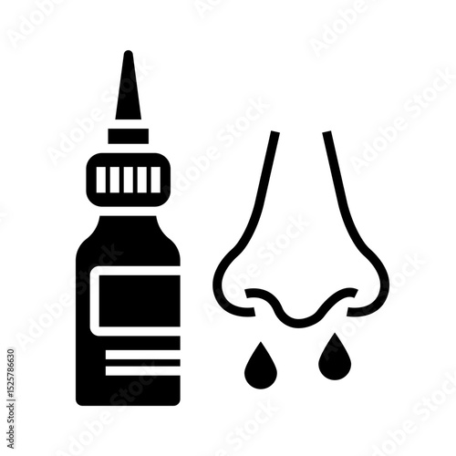 Nasal Spray icon Design