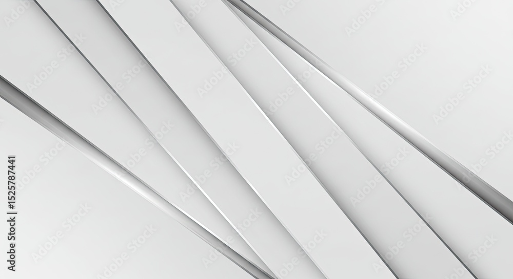 Obraz premium Abstract grey and white layered design
